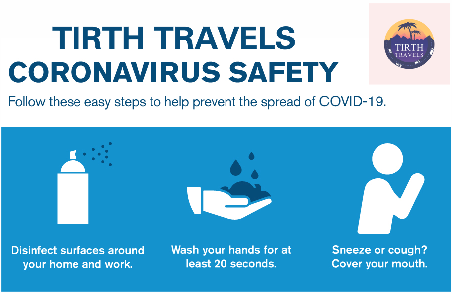 Tirth Travels Safety Health Tips | Be safe from Corona Virus